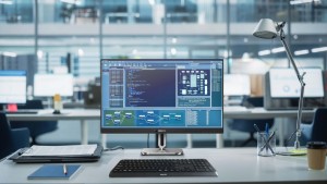 Desktop,Computer,Monitor,With,Mock,Up,Green,Screen,Chroma,Key