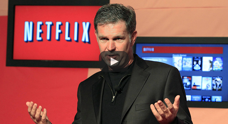 Netflix ceo hastings speaks during the launch of streaming internet subscription services for movies and television shows in toronto