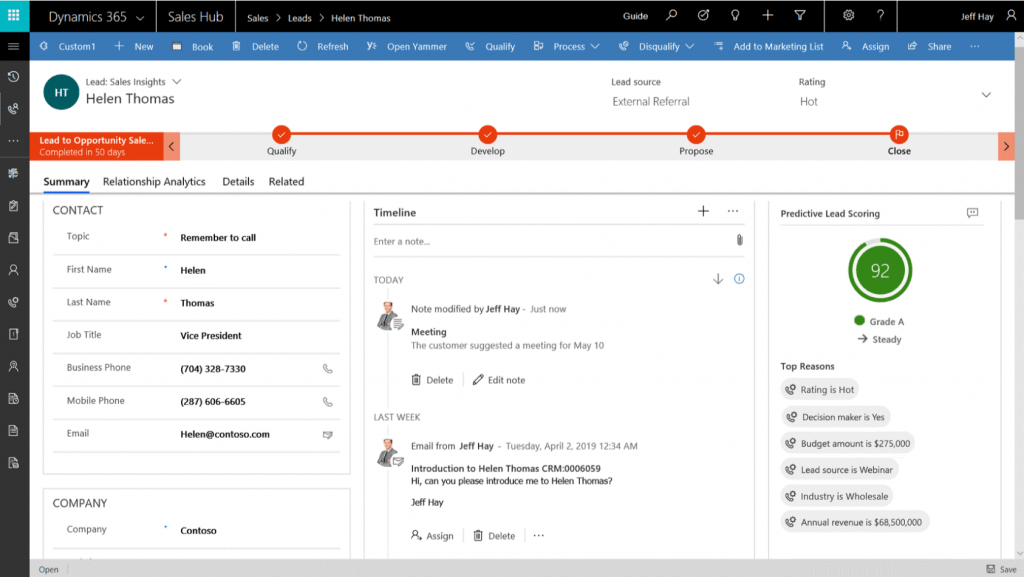 D365 lead scoring 1024x577