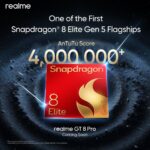 realme обявява GT 8 Pro като един от първите флагмански смартфони със Snapdragon 8 Elite Gen 5 на българския пазар