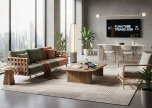 Повече устойчивост, сливане на интериора с екстериора и по-дълбоки цветове – ето какви ще са тенденциите в мебелите през 2026 година