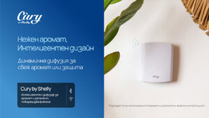 Shelly Group представя Shelly PRO LoRa Add-on, нов модул с разширен обхват до 5 км и интелигентния дифузер Cury