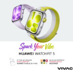 HUAWEI WATCH FIT 5 вече във Vivacom с цветен акцент за лятото